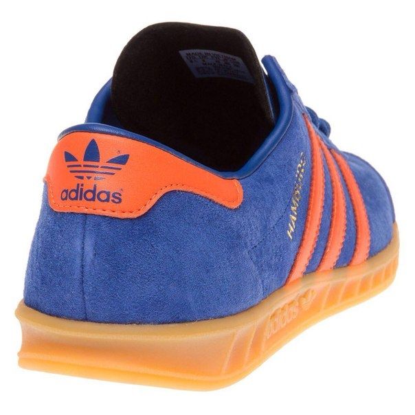  Adidas Hamburg синие с оранжевым (40-44)