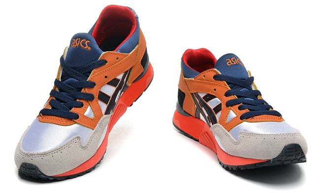 Asics Gel Lyte 5 серые с оранжевым (35-39)
