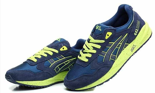Asics Gel Saga (Blue/Yellow) синие с желтым 35-44