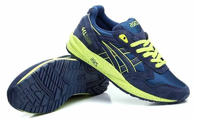 Asics Gel Saga (Blue/Yellow) синие с желтым 35-44