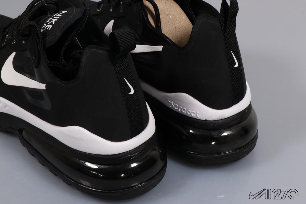 Nike Air Max 270, черно-белые, нейлон, женские, мужские