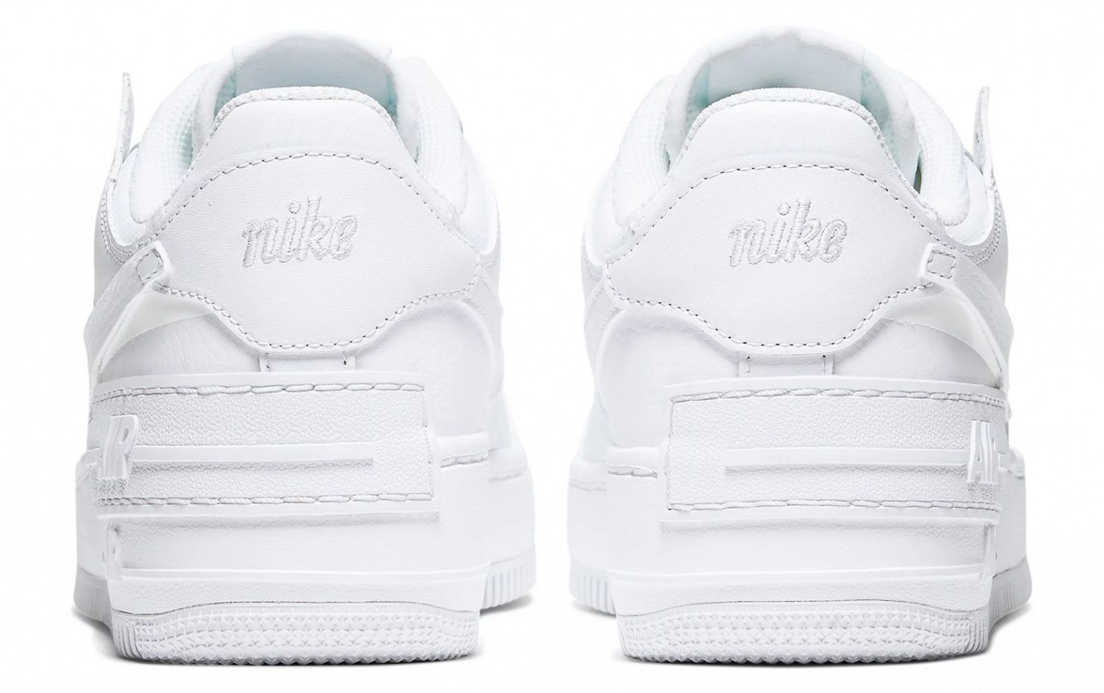 Nike Air Force 1 Shadow, белый, кожа