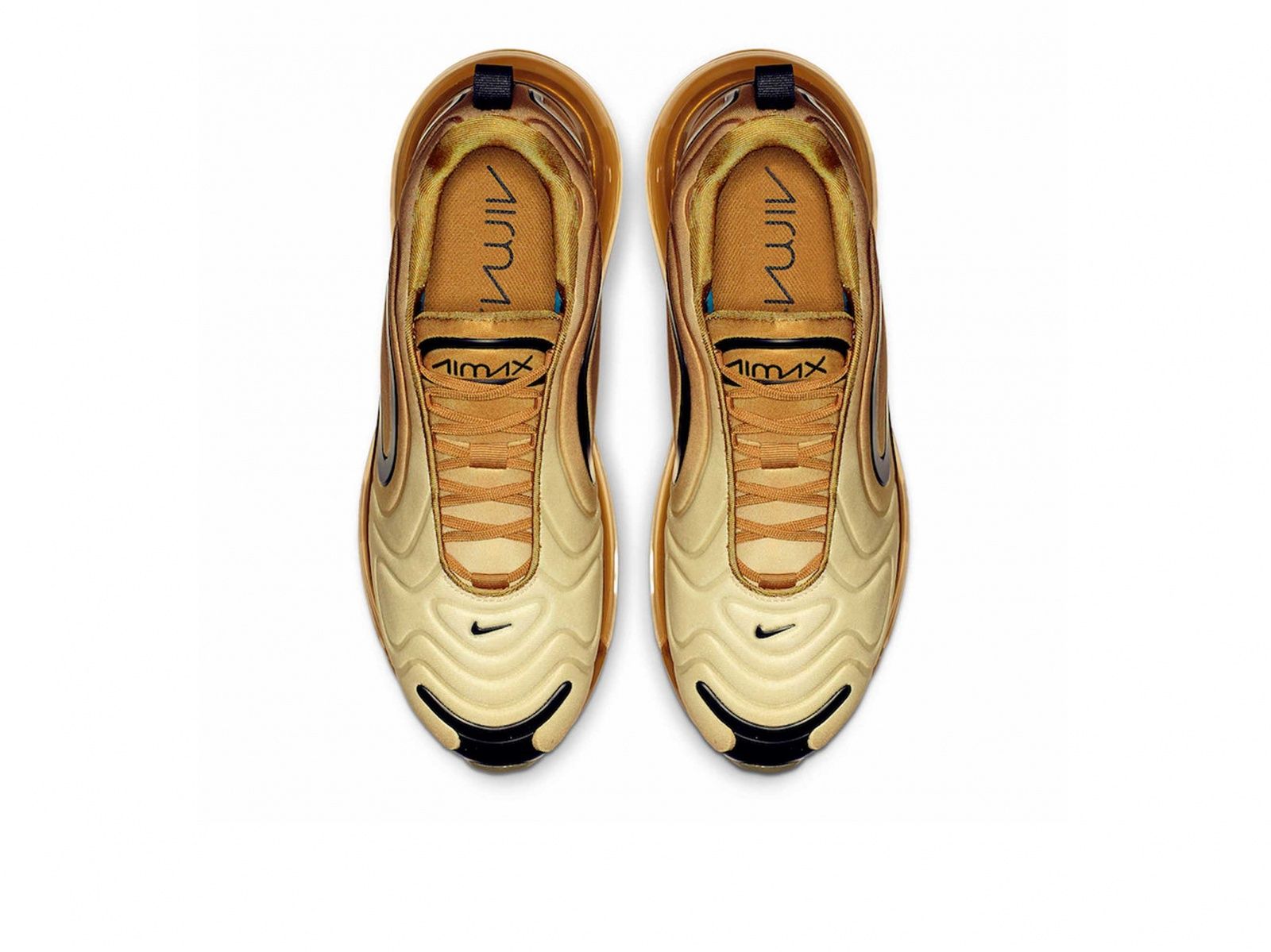 Nike Air Max 720, золотой, нейлон, мужские, женские