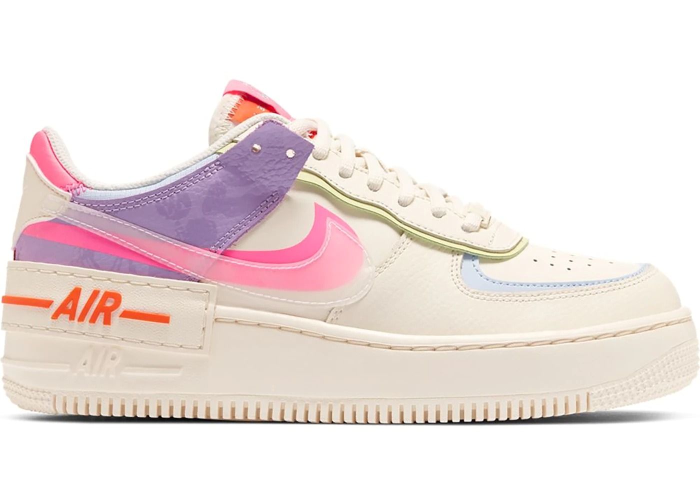 Nike Air Force 1 Shadow разноцветные, кожа, женские